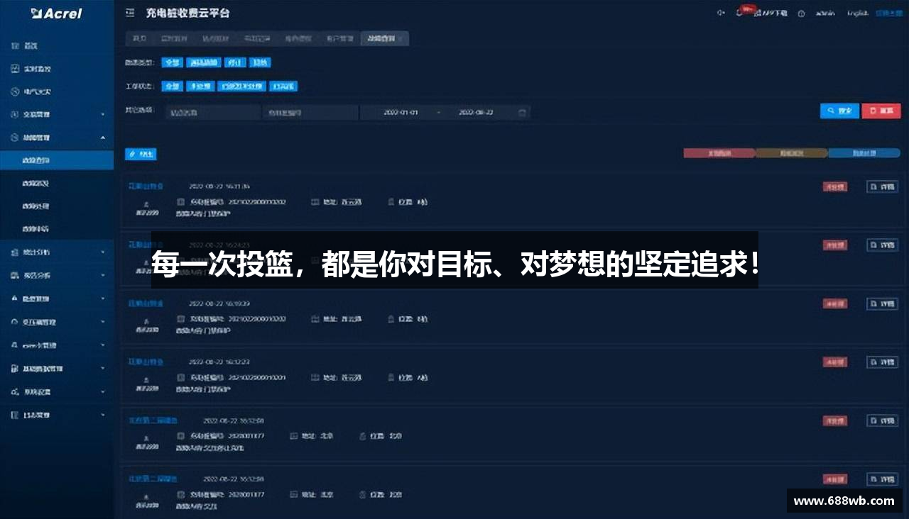 每一次投篮，都是你对目标、对梦想的坚定追求！